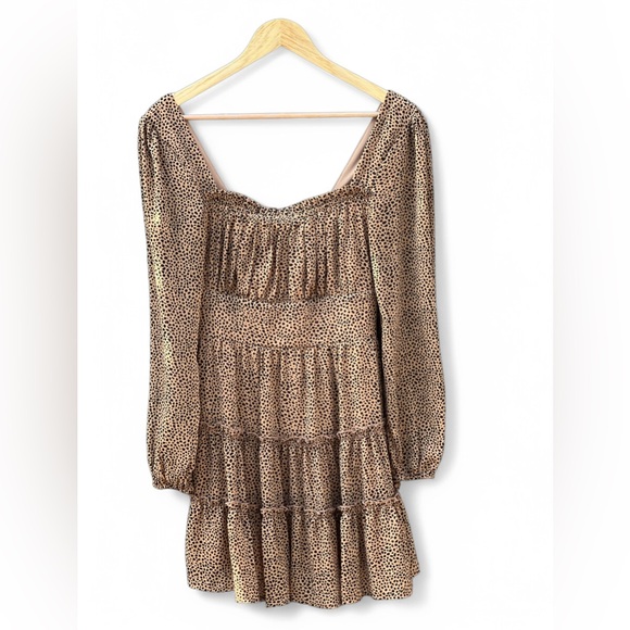 Altar'd State Dresses & Skirts - Altar’d State animal print tiered women’s dress